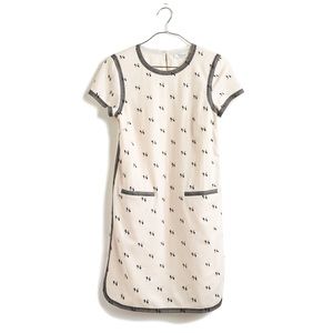 Madewell Lightstitch Tunic Shift Dress L Embroidered